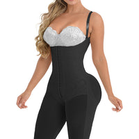 FAJA DE PIERNA LARGA TIRANTE AJUSTABLE CON 3 FILAS DE BROCHES Y REALCE INVISIBLE FANTASTIC FP1304