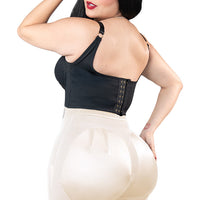 SS9175 SHORT 2 TALLAS MAS GRANDE EN CADERA Y DE PIERNA CORTO CON 3 FILAS DE BROCHES BOOTYLOVE SS9175