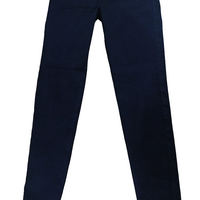 JEANS SKINNY CON 2 BOTONES HEBILLAS AL LOS LADOS NEGRO