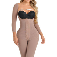 FAJA CAPRI CON MANGAS Y 3 FILAS DE BROCHE MAGIC FP6072