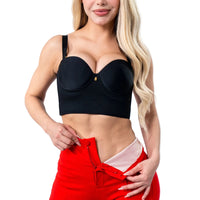 LG2783 LEGGINS BOOTYUP BOTA CAMPANA CON BOTÓN