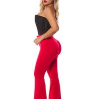 LG7175 LEGGINGS FAJA BBLUXURY DOBLE REALCE CAMPANA LEVANTA POMPA Y CONTROL ABDOMEN