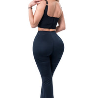 LG7175 LEGGINGS FAJA BBLUXURY DOBLE REALCE CAMPANA LEVANTA POMPA Y CONTROL ABDOMEN