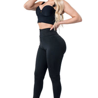LG2715 LEGGINS BOOTYUP SKINNY FAJA INTERNA Y CIERRE