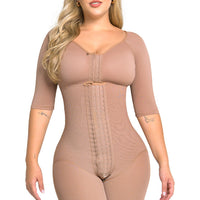 FM3110 LABELLA FAJA MEDIA PIERNA CON BRASIER Y MANGAS POWER UP MAXI
