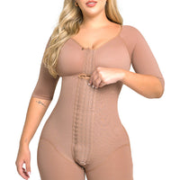FM3110 LABELLA FAJA MEDIA PIERNA CON BRASIER Y MANGAS POWER UP MAXI