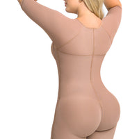 FM3110 LABELLA FAJA MEDIA PIERNA CON BRASIER Y MANGAS POWER UP MAXI