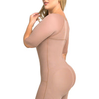 FM3110 LABELLA FAJA MEDIA PIERNA CON BRASIER Y MANGAS POWER UP MAXI