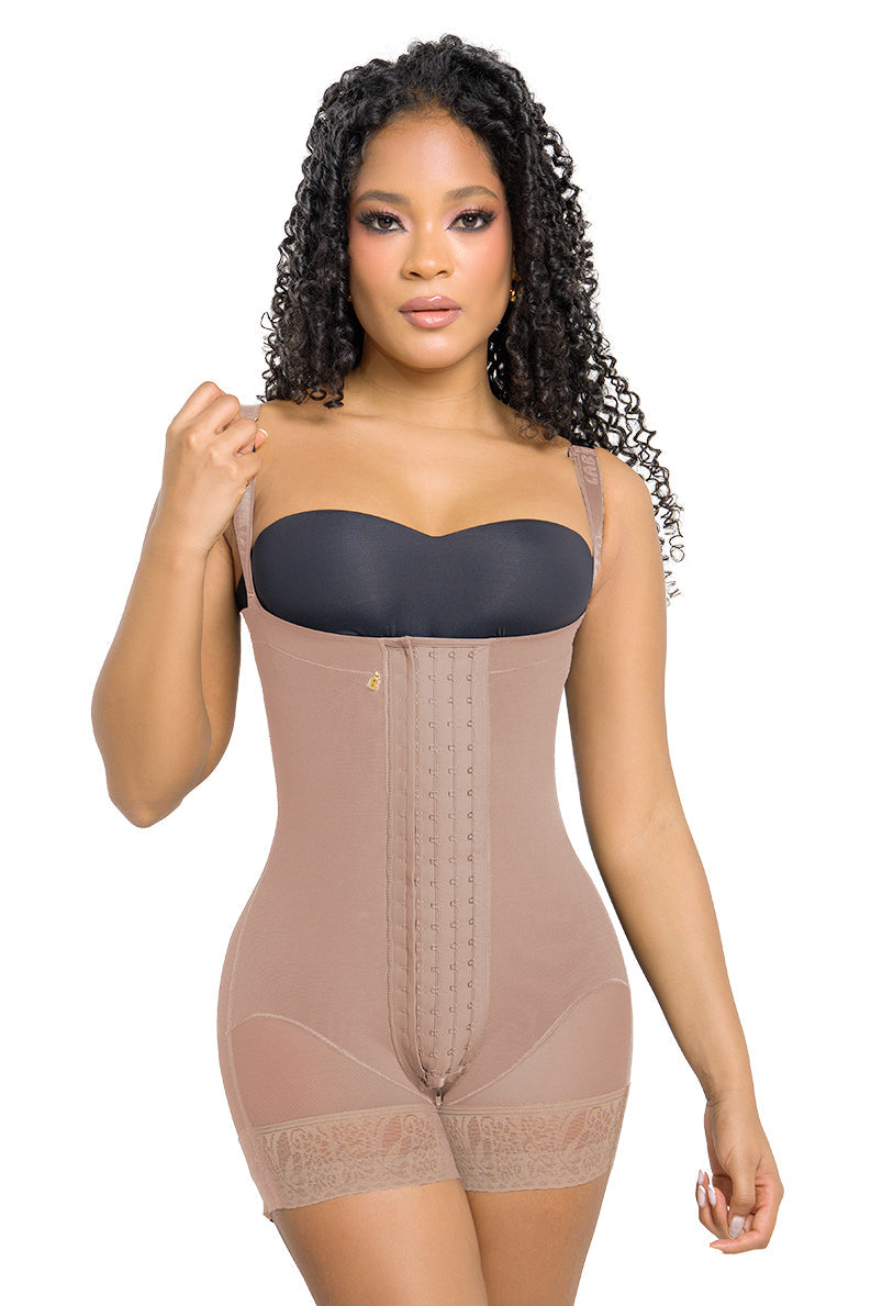 FE3101 LABELLA FAJA EXTRA CORTA STRAPLE POWER UP MAXI 4 BROCHES