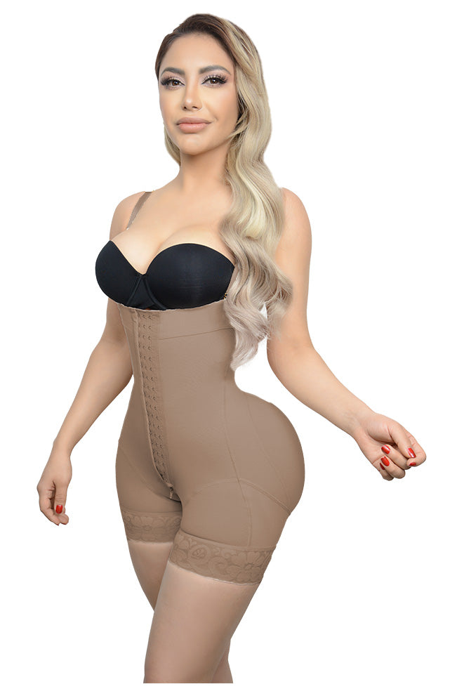 FAJA SHORT RELOJ DE ARENA ESTRAPLE DOBLE TALLA 3 FILAS DE BROCHES CON REALCE BOOTYLICIOUS FP1570