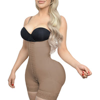 FAJA SHORT RELOJ DE ARENA ESTRAPLE DOBLE TALLA 3 FILAS DE BROCHES CON REALCE BOOTYLICIOUS FP1570