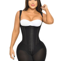 FAJA SHORT RELOJ DE ARENA TIRANTE ANCHO DOBLE TALLA 3 LINEAS DE BROCHES CON 2 VARILLAS REALCE BOOTYLICIOUS FP1571