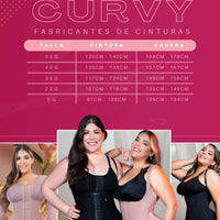 CI0322 PLUS SEXY CORSET CIERRE CREA SILUETA RELOJ DE ARENA