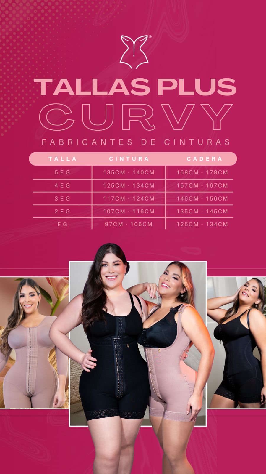 FL2021 P28 FAJA CHALECO DE LÁTEX FORRADO TALLE LARGO *OFERTA FINAL*