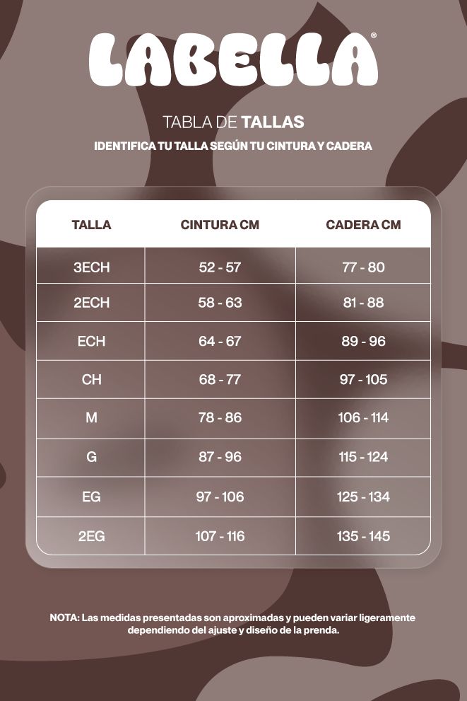 FE3101 LABELLA FAJA EXTRA CORTA STRAPLE POWER UP MAXI 4 BROCHES